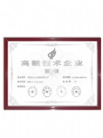 高新技術企業(yè)證書